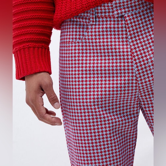 Allegra Abrams Unisex Houndstooth Flare Pants Size 31 Pacsun - Picture 3 of 9